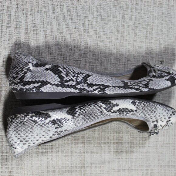 Jessica Simpson Manie Women's Size 10 Grey Snakeskin Ballet-style Flats - NWOT - Picture 4 of 6